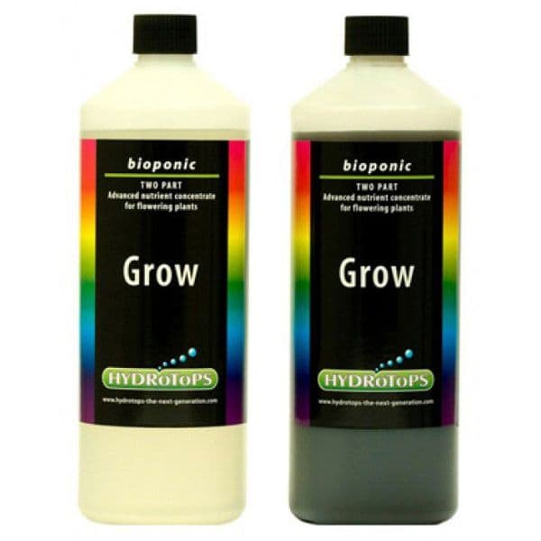 HydroTops Grow A+B Black Top - GrowDepot UK